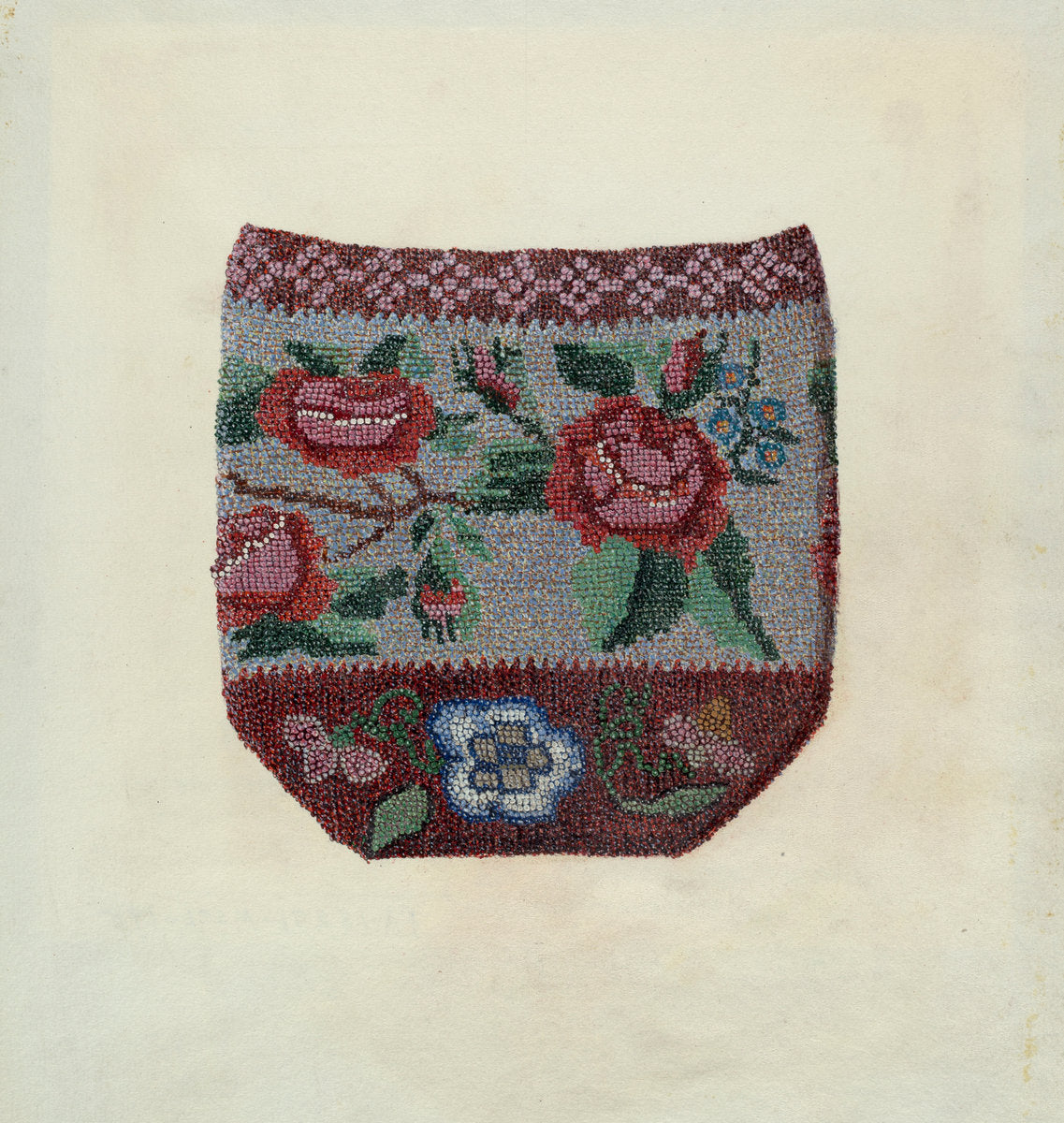 Beaded Bag by Byron Dingman (American, active c. 1935), 16X12"(A3)Poster Print