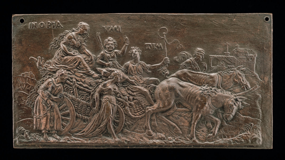 c. 1600 by German or South Netherlandish 17th Century (The Triumph of Poverty), 16X12"(A3)Poster Print