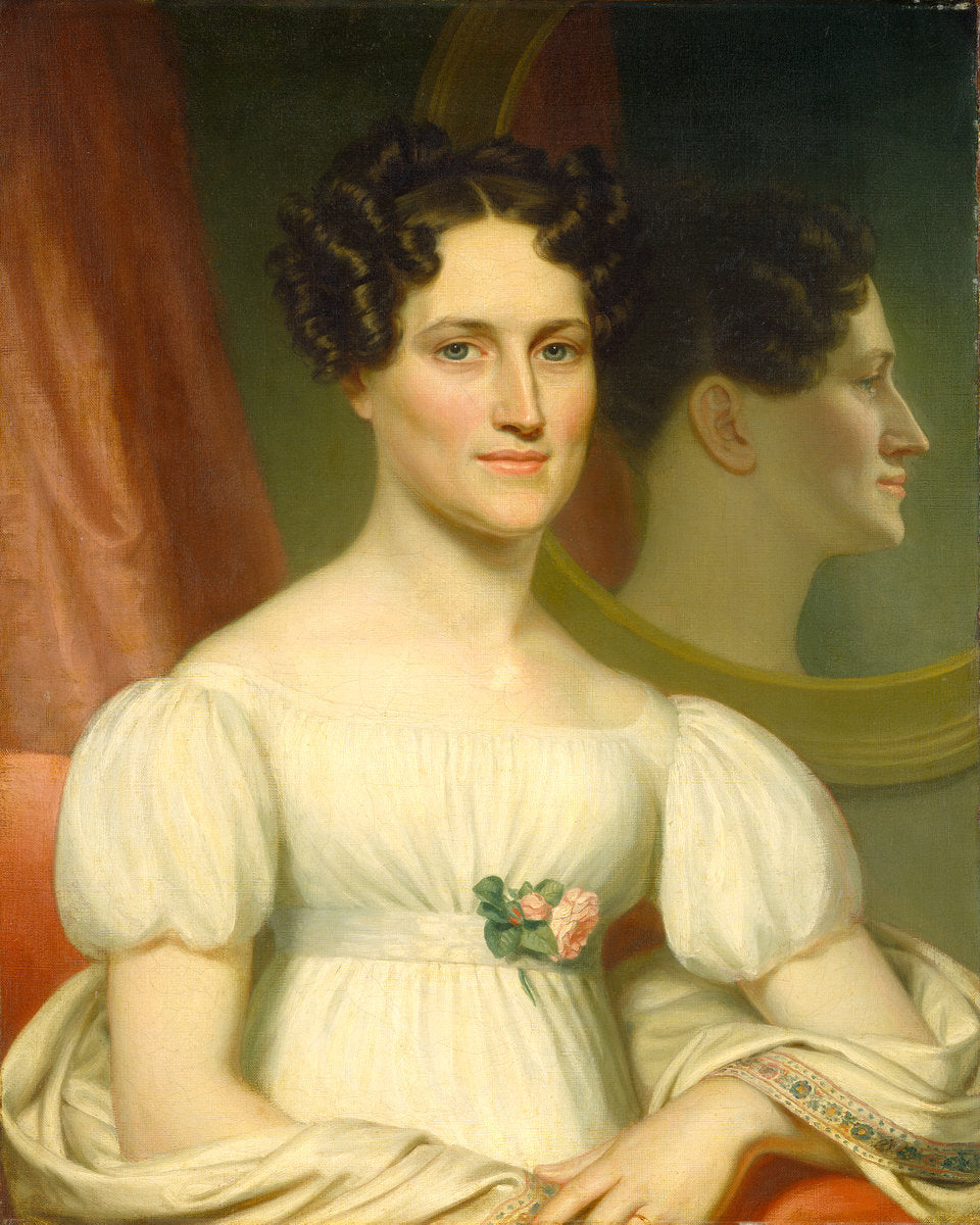 Mary Ellis Bell (Mrs. Isaac Bell) by John Vanderlyn (American, 1775 - 1852), 16X12"(A3)Poster Print