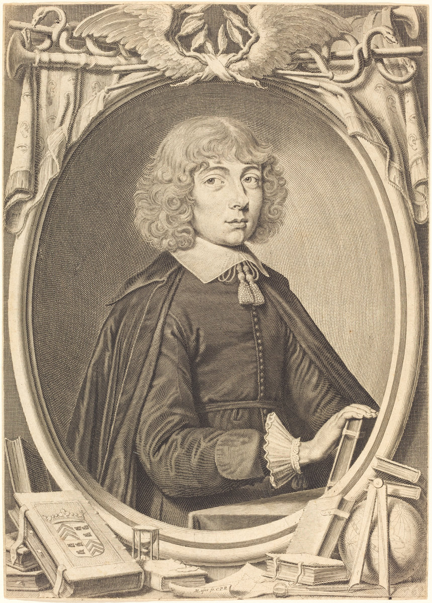 J.-B. A. Vignerod by Michel Lasne (French, 1590 or before - 1667), 16X12"(A3)Poster Print