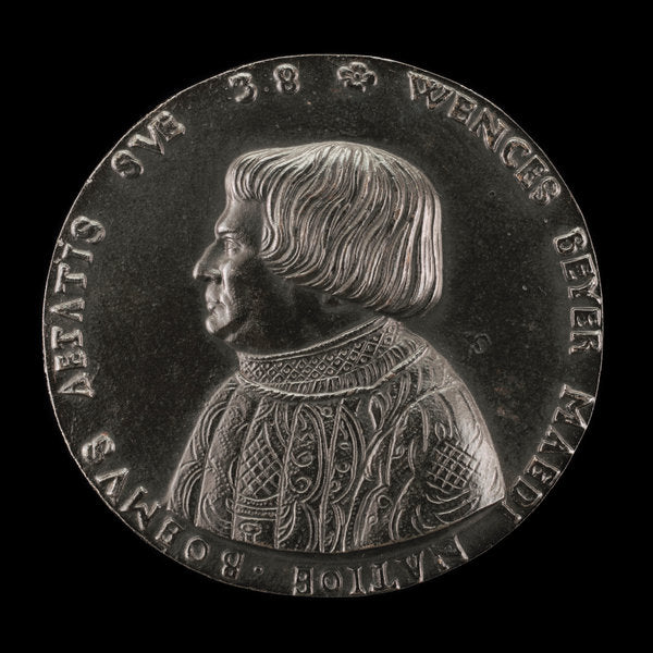 Václav Payer (Wenceslaus Beyer), 1488-1537, State Physician of Bohemia [obverse] by Master M.P. (German, active first quarter 16th century), 16X12"(A3)Poster Print