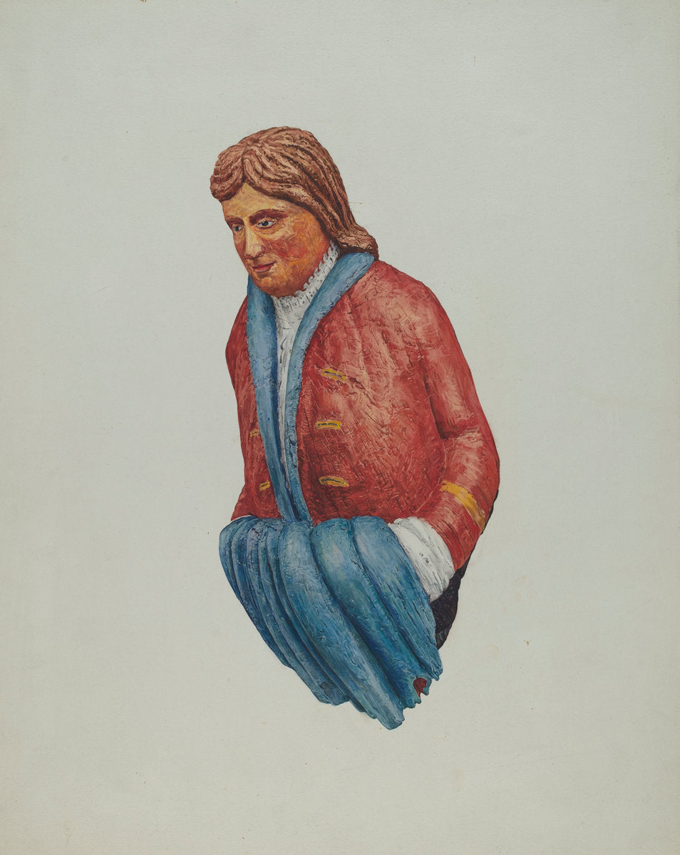 Figurehead by Jane Iverson (American, active c. 1935), 16X12"(A3)Poster Print