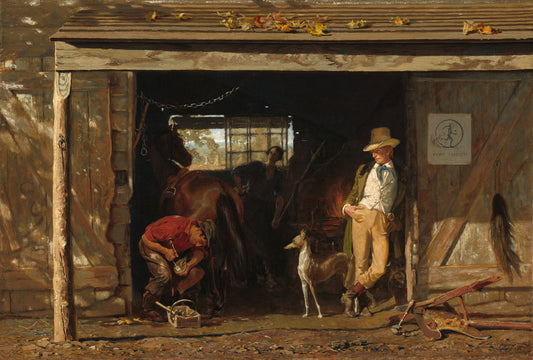 Leisure and Labor by Frank Blackwell Mayer (American, 1827 - 1899), 16X12"(A3)Poster Print