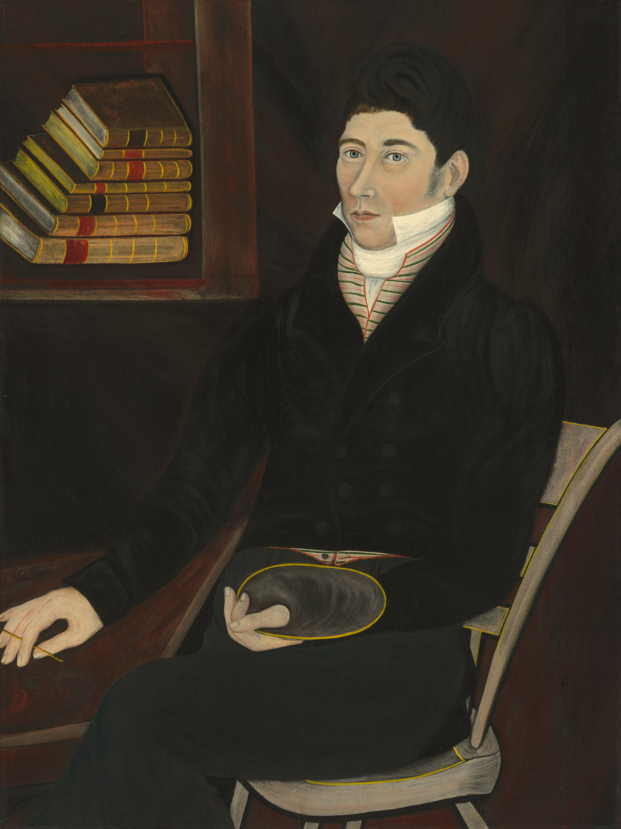Possibly William Sheldon by Asahel Powers (American, 1813 - 1843), 16X12"(A3)Poster Print