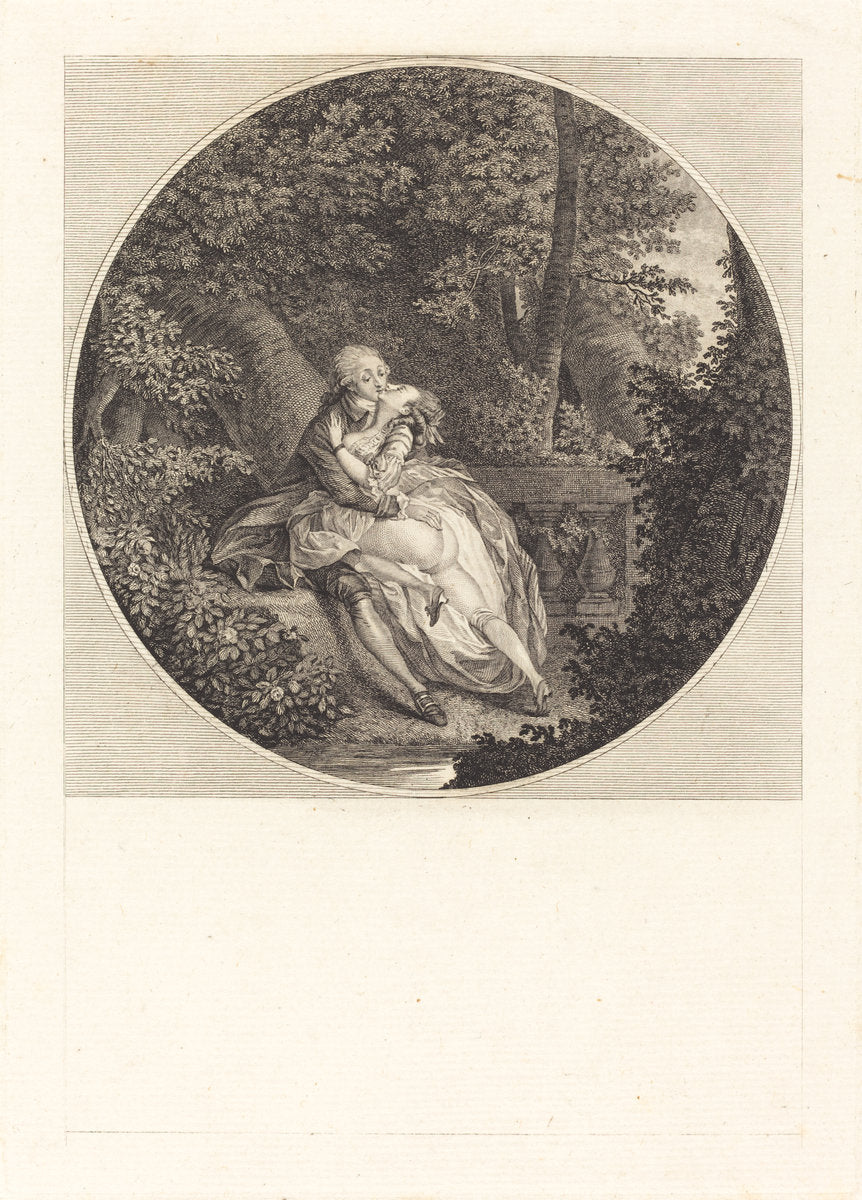 etching and engraving by after Niclas Lafrensen II (The Green Plot), 16X12"(A3)Poster Print