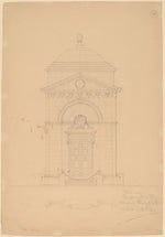 Tomb of Dante, Ravenna by John Russell Pope (American, 1874 - 1937), 16X12"(A3)Poster Print