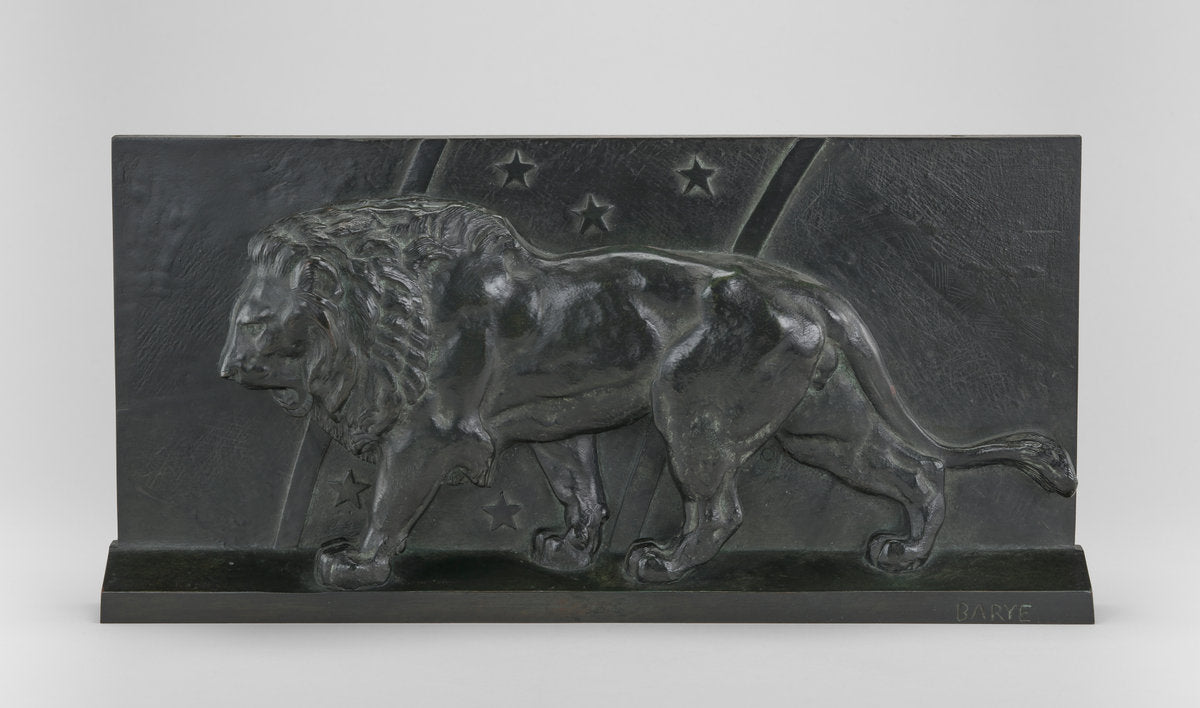 Lion of the Column of July by Antoine-Louis Barye (French, 1795 - 1875), 16X12"(A3)Poster Print