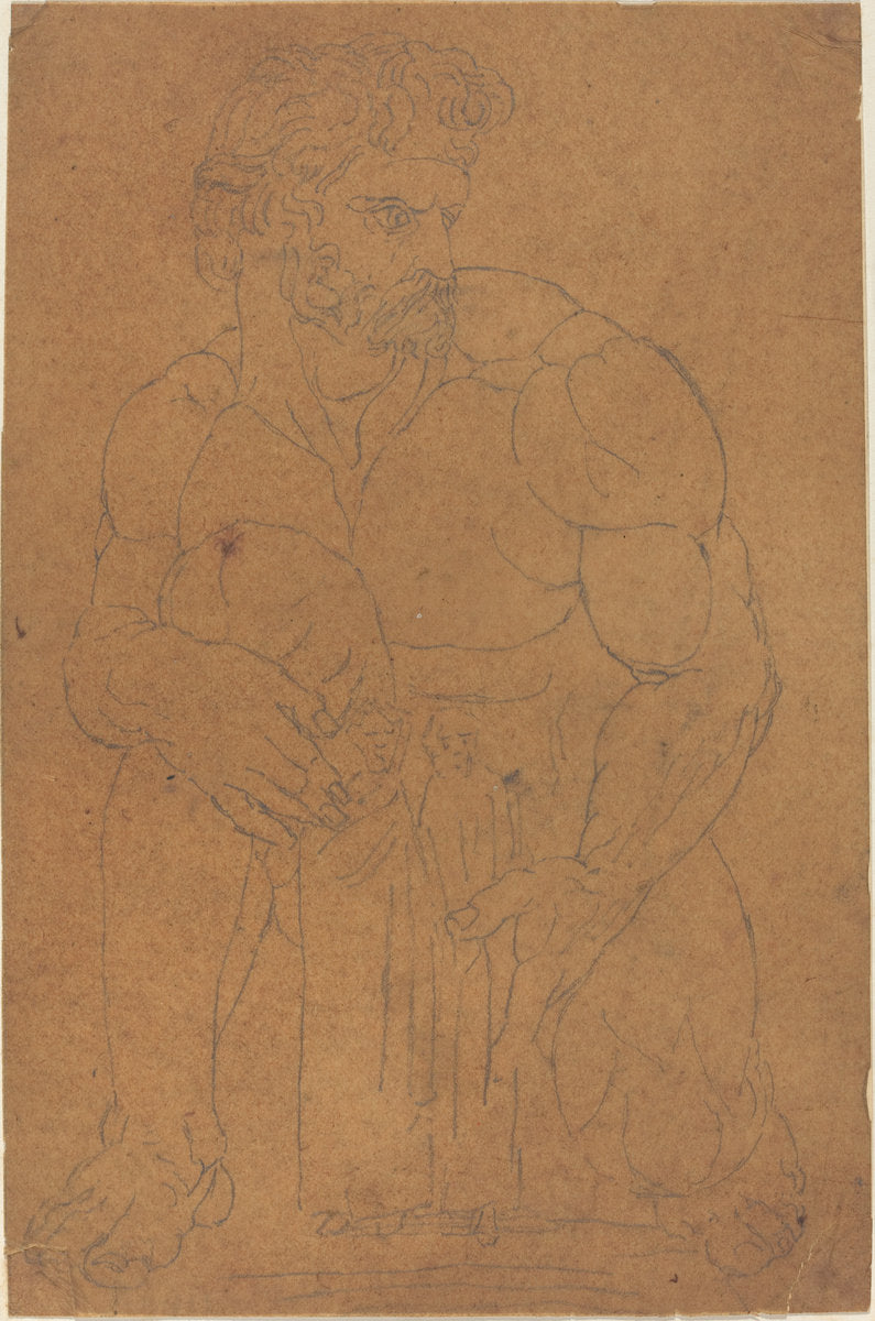 The Giants by John Flaxman (British, 1755 - 1826), 16X12"(A3)Poster Print