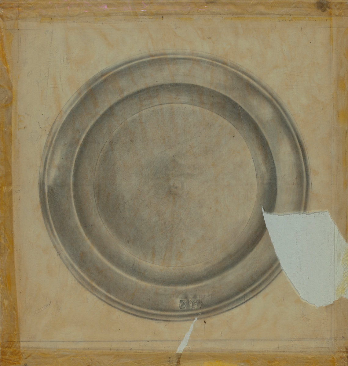 Pewter Plate by Harry Goodman (American, active c. 1935), 16X12"(A3)Poster Print