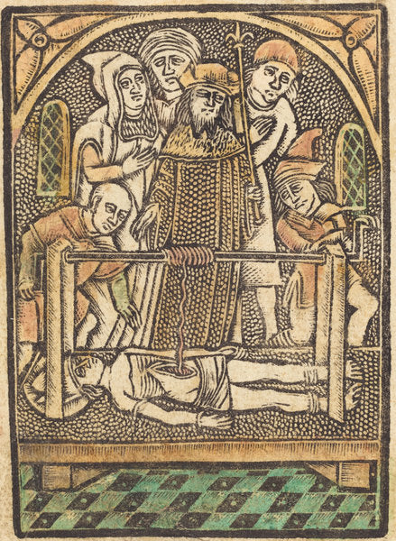 c. 1470/1480 by German 15th Century (Saint Erasmus), 16X12"(A3)Poster Print