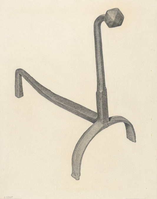 Andiron by Jack Staloff (American, active c. 1935), 16X12"(A3)Poster Print