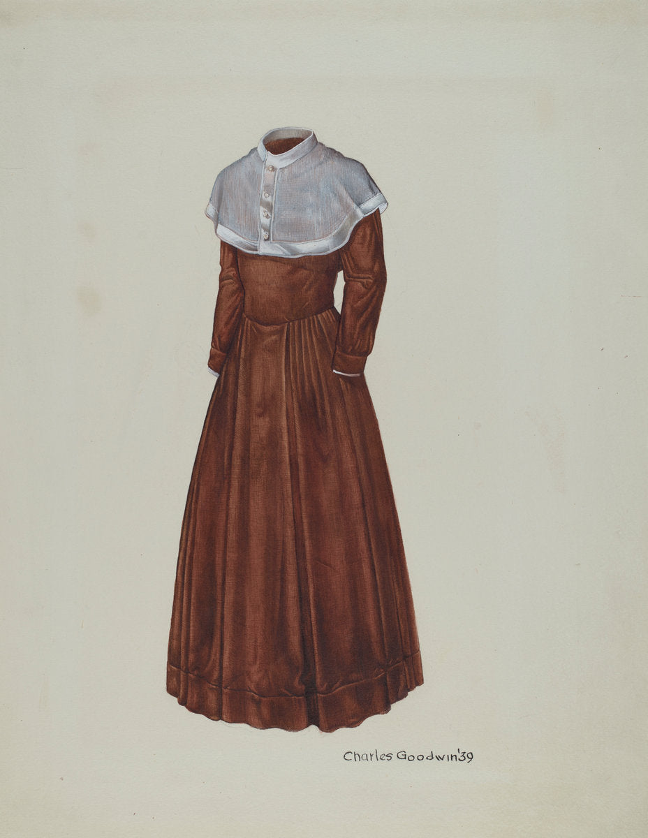 Dress by Charles Goodwin (American, active c. 1935), 16X12"(A3)Poster Print