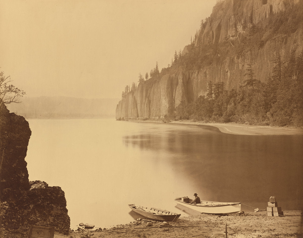 Cape Horn, Columbia River by Carleton E. Watkins (American, 1829 - 1916), 16X12"(A3)Poster Print