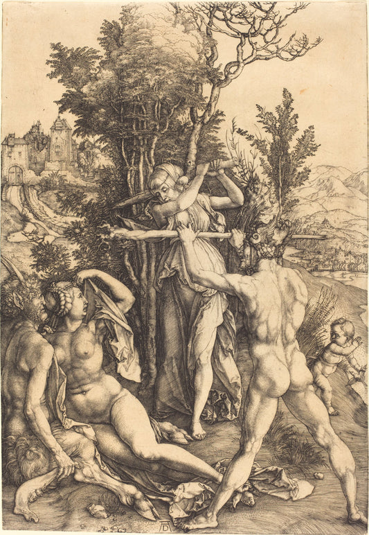 Hercules at the Crossroad by Albrecht Dürer (German, 1471 - 1528), 16X12"(A3)Poster Print