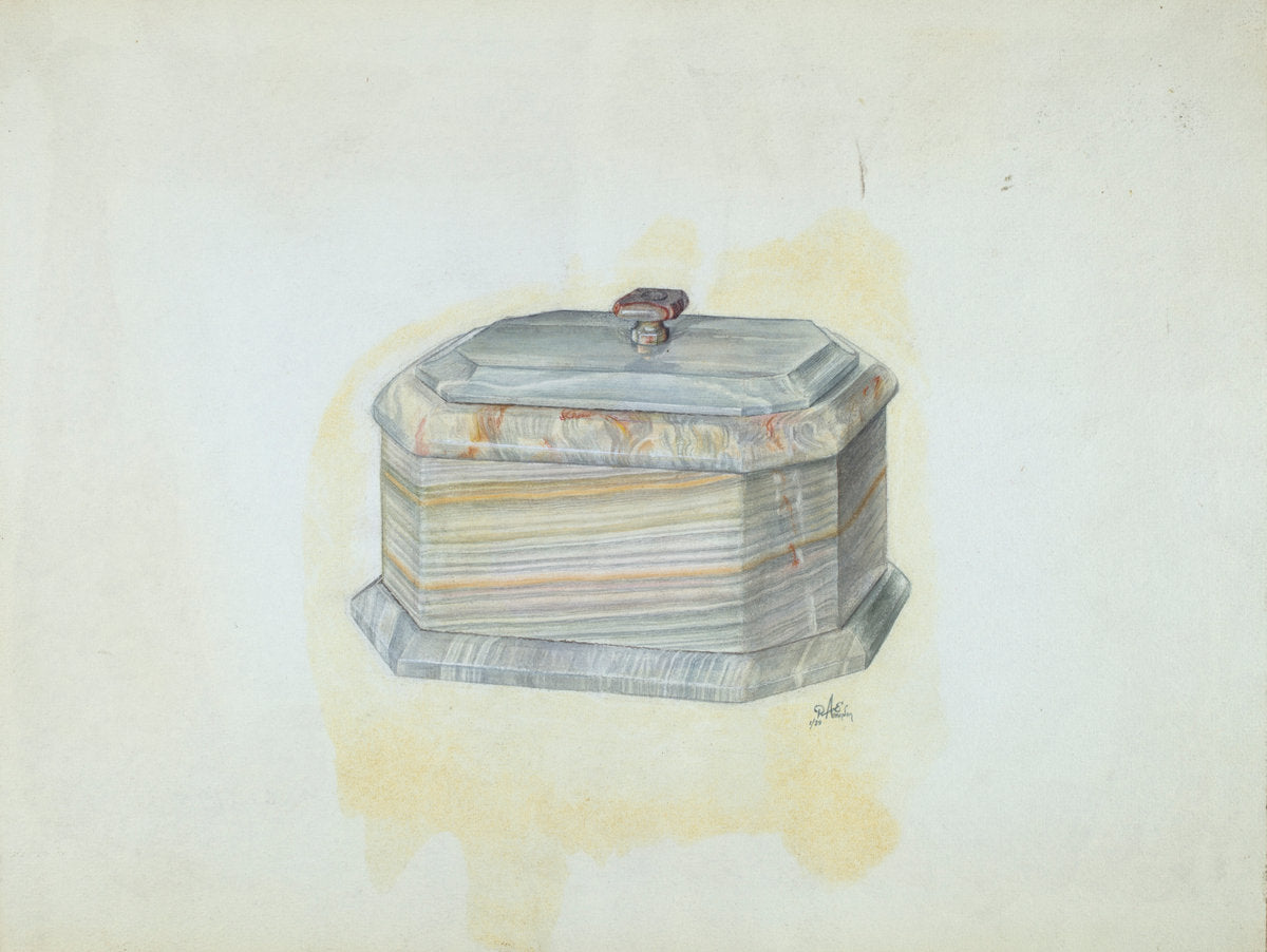 Jewel Casket by Ralph Atkinson (American, active c. 1935), 16X12"(A3)Poster Print