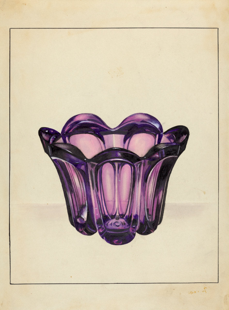 Finger Bowl by John Tarantino (American, active c. 1935), 16X12"(A3)Poster Print