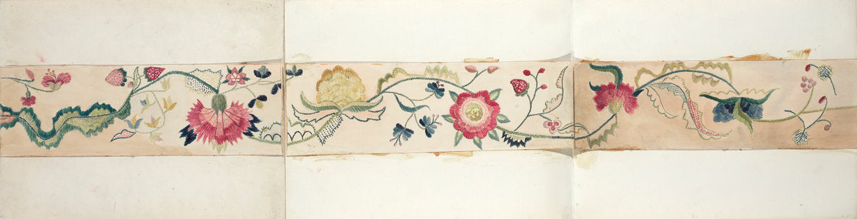 Crewel Embroidery by Ella Josephine Sterling (American, active c. 1935), 16X12"(A3)Poster Print