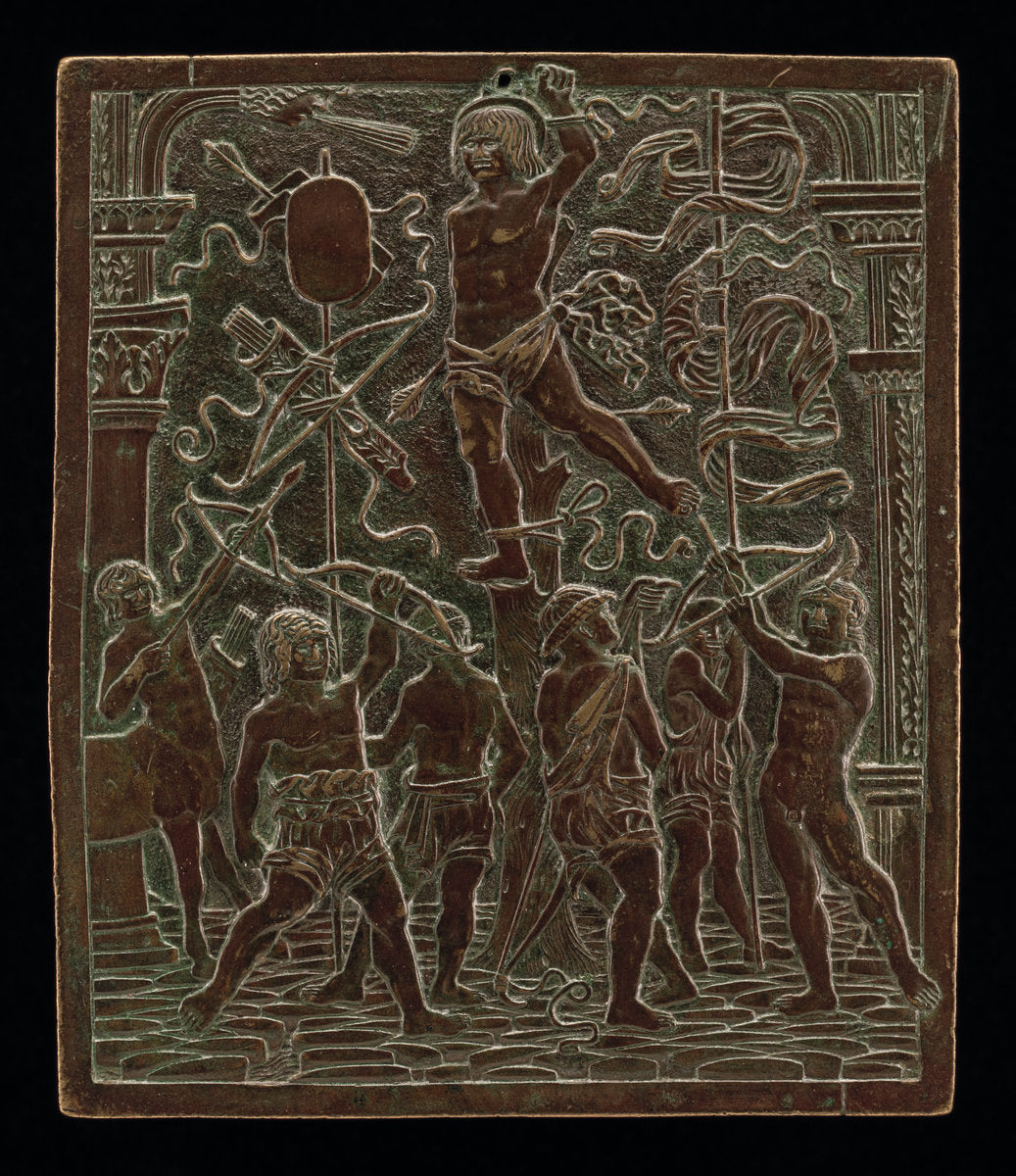 late 15th - early 16th century by North Italian 15th or 16th Century (Martyrdom of Saint Sebastian), 16X12"(A3)Poster Print