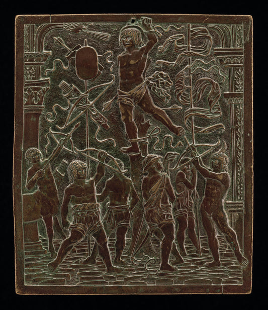 late 15th - early 16th century by North Italian 15th or 16th Century (Martyrdom of Saint Sebastian), 16X12"(A3)Poster Print