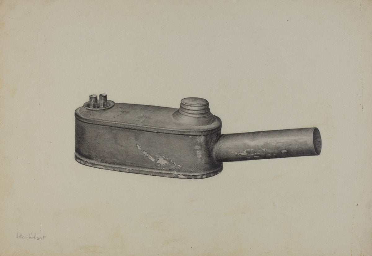 Bunker Lamp by Helen Hobart (American, active c. 1935), 16X12"(A3)Poster Print