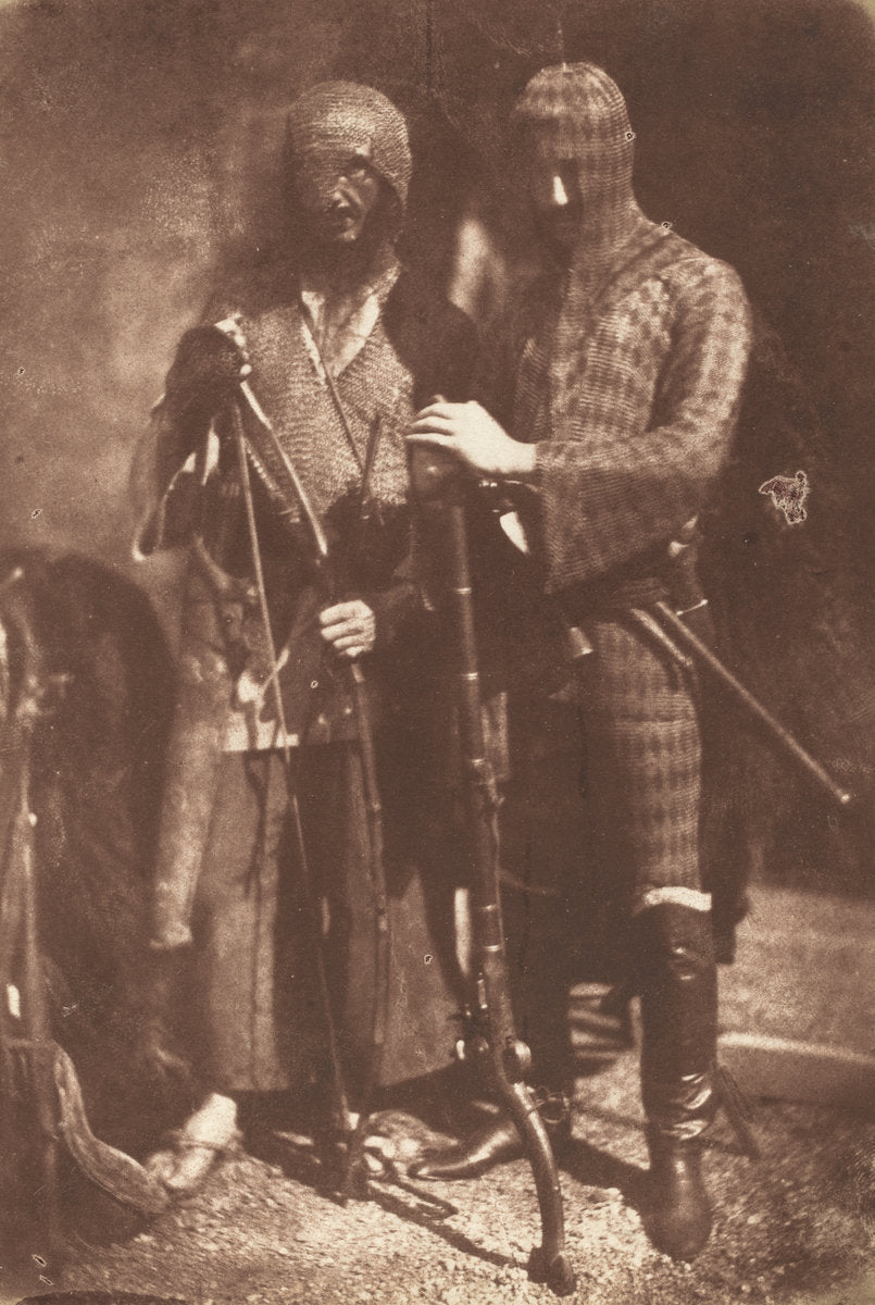 Afghans or Circassian Armour by David Octavius Hill and Robert Adamson (Scottish, 1802 - 1870), 16X12"(A3)Poster Print