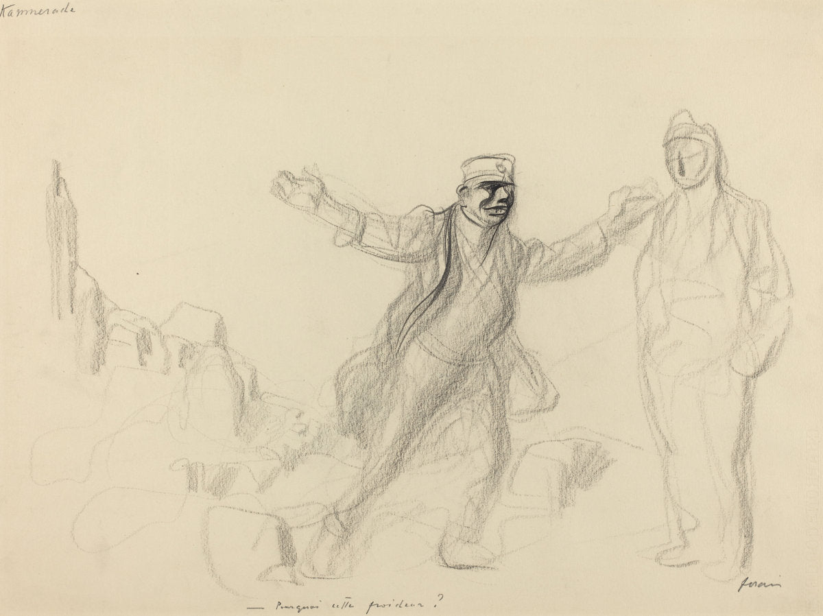 Kammerade.  Porquoi cette froideur? by Jean-Louis Forain (French, 1852 - 1931), 16X12"(A3)Poster Print