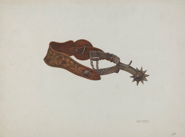 Spur by William Kieckhofel (American, active c. 1935), 16X12"(A3)Poster Print