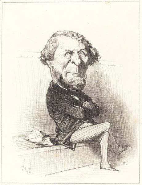Marie Denis Larabit by Honoré Daumier (French, 1808 - 1879), 16X12"(A3)Poster Print