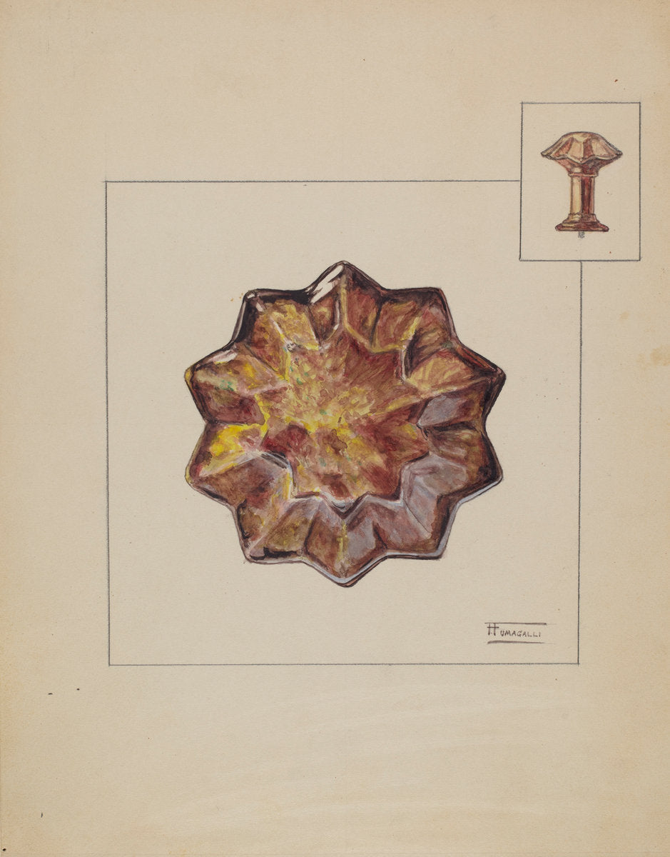 Curtain Tie Back by Frank Fumagalli (American, active c. 1935), 16X12"(A3)Poster Print