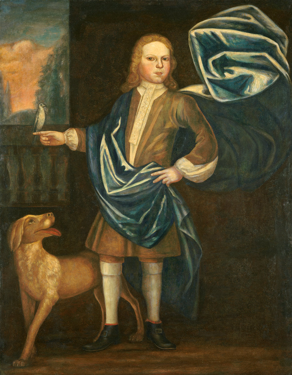 c. 1720 by American 18th Century (Boy of the Beekman Family), 16X12"(A3)Poster Print