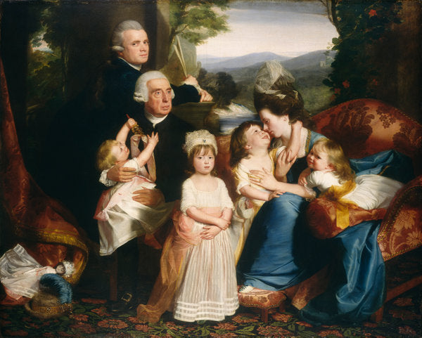The Copley Family by John Singleton Copley (American, 1738 - 1815), 16X12"(A3)Poster Print