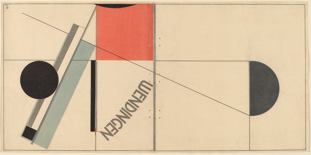 Wendingen by El Lissitzky (Russian, 1890 - 1941), 16X12"(A3)Poster Print