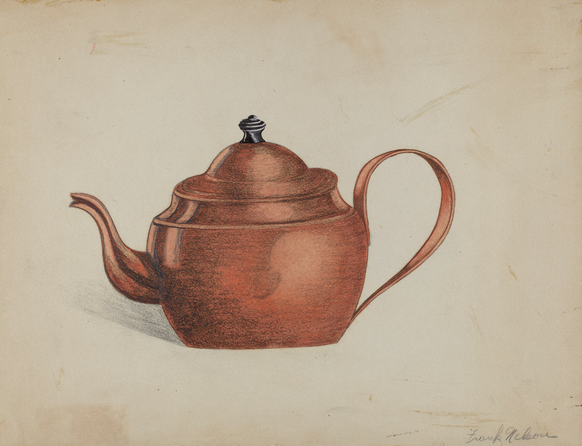 Tea Kettle by Frank Nelson (American, active c. 1935), 16X12"(A3)Poster Print