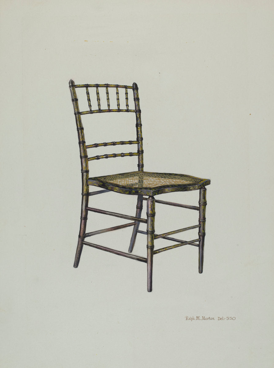 Chair by Ralph Morton (American, active c. 1935), 16X12"(A3)Poster Print
