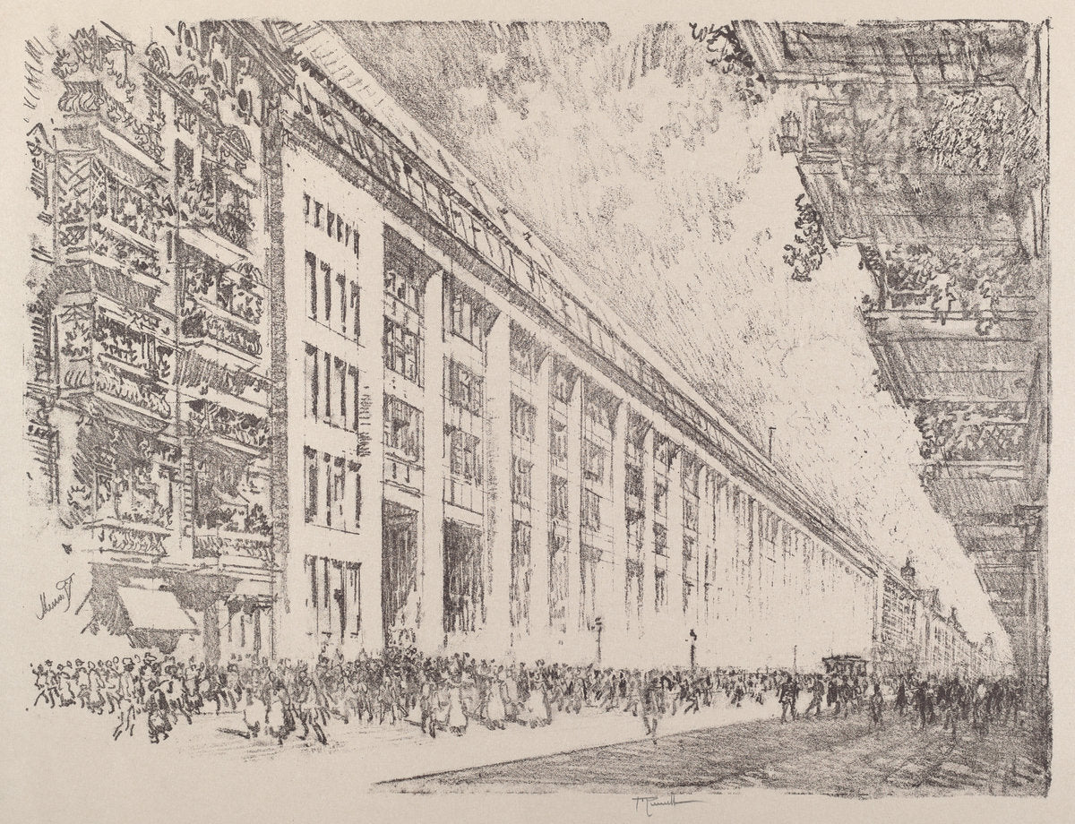 Mid-day, General Electric Works, Berlin by Joseph Pennell (American, 1857 - 1926), 16X12"(A3)Poster Print