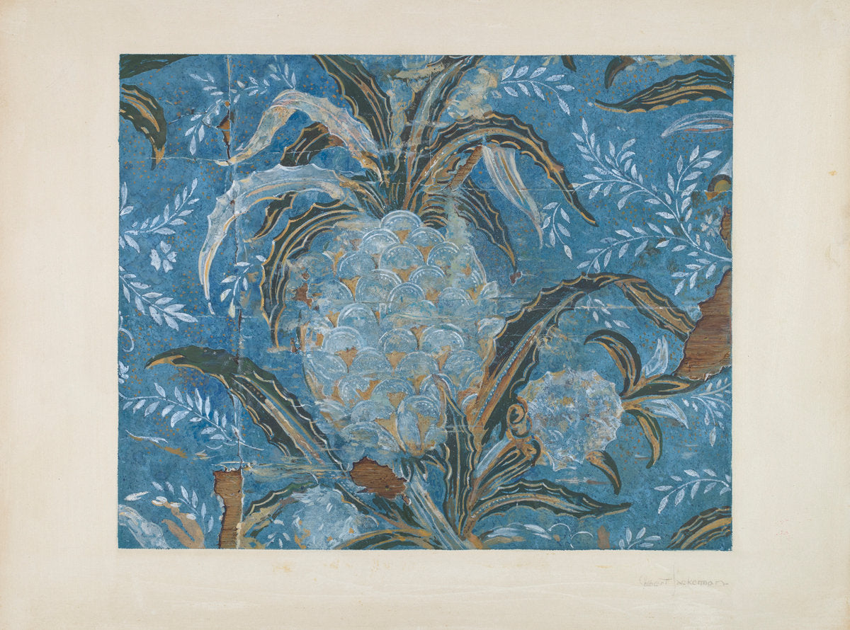 Bandbox Design by Gilbert Sackerman (American, active c. 1935), 16X12"(A3)Poster Print