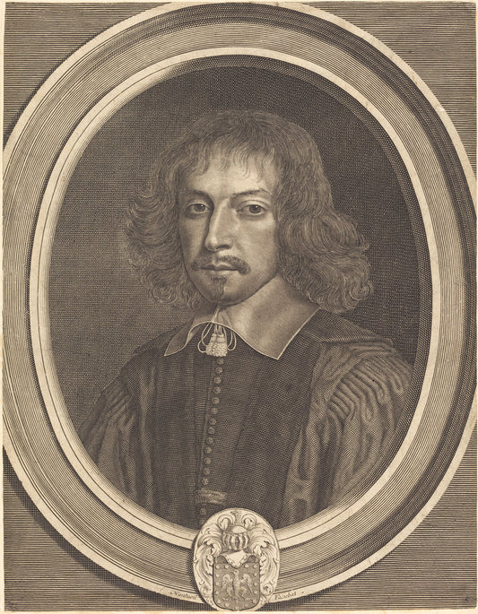 Antoine de Chaubard by Robert Nanteuil (French, 1623 - 1678), 16X12"(A3)Poster Print