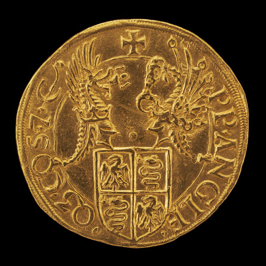 16th century by Milanese 16th Century (Shield with Two Crests [reverse]), 16X12"(A3)Poster Print