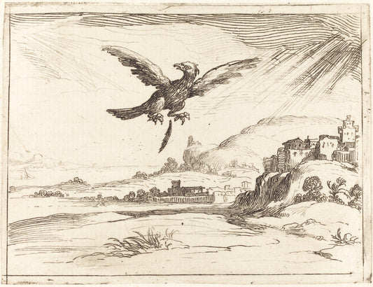 Eagle Losing an Old Feather by Jacques Callot (French, 1592 - 1635), 16X12"(A3)Poster Print