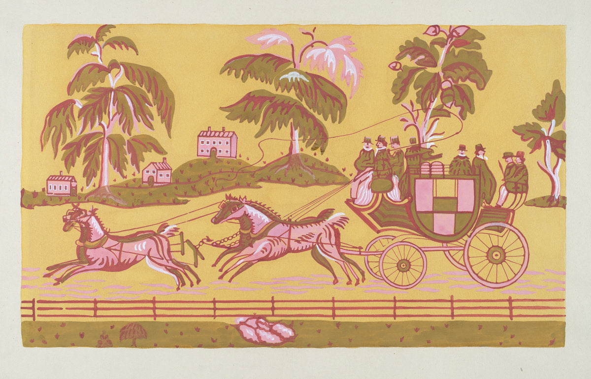 Bandbox by Martin Partyka (American, active c. 1935), 16X12"(A3)Poster Print