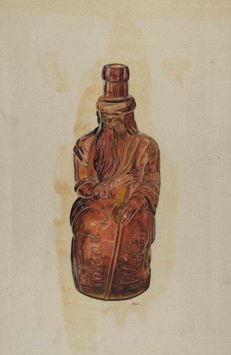 Bottle by Ralph Atkinson (American, active c. 1935), 16X12"(A3)Poster Print