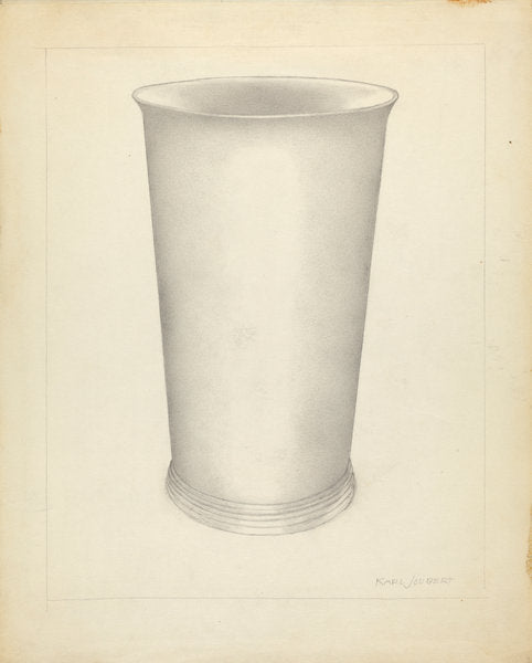 Silver Beaker by Karl Joubert (American, active c. 1935), 16X12"(A3)Poster Print