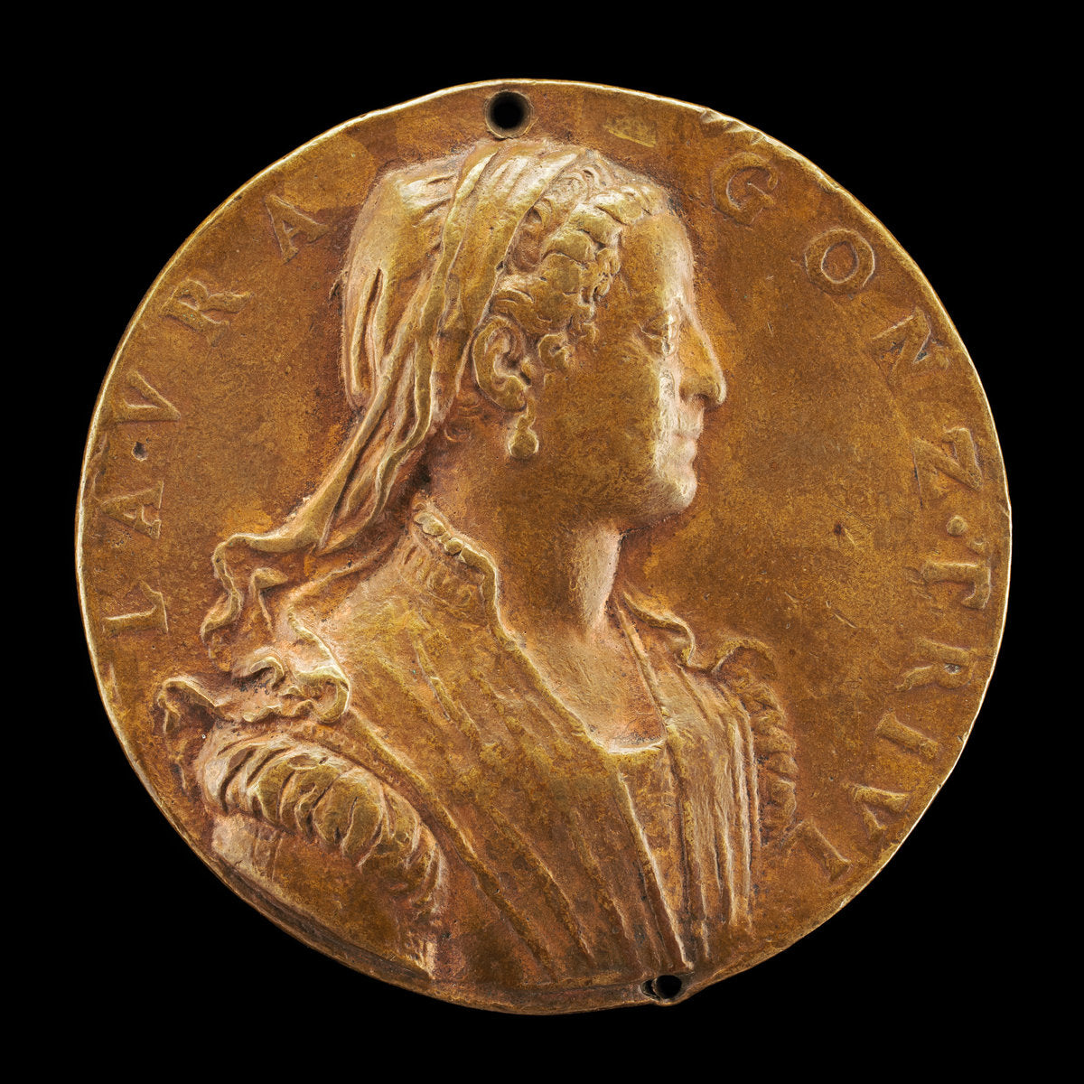 c. 1550 by Italian 16th Century (Laura Gonzaga Trivulzio [obverse]), 16X12"(A3)Poster Print