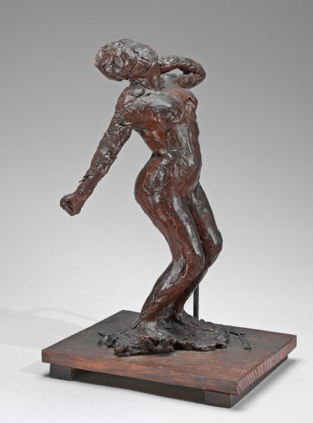 Woman Stretching by Edgar Degas (French, 1834 - 1917), 16X12"(A3)Poster Print