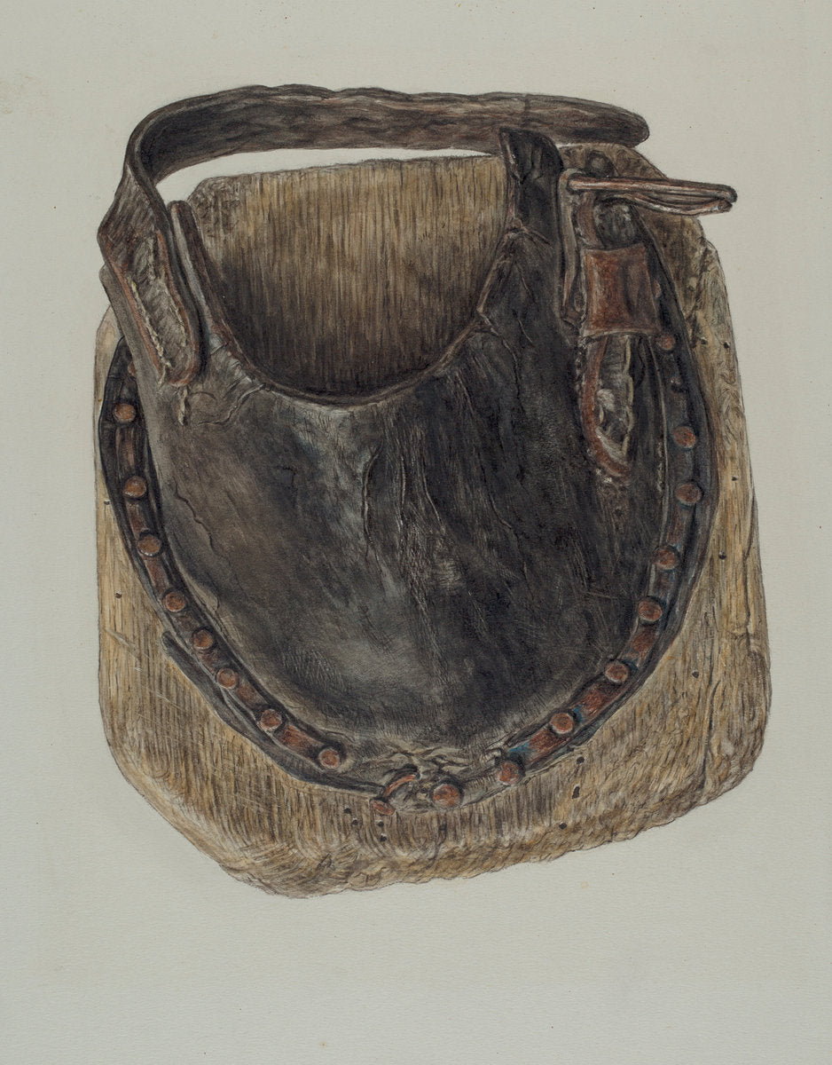 Swamp Shoe for Horse by Clarence Secor (American, active c. 1935), 16X12"(A3)Poster Print
