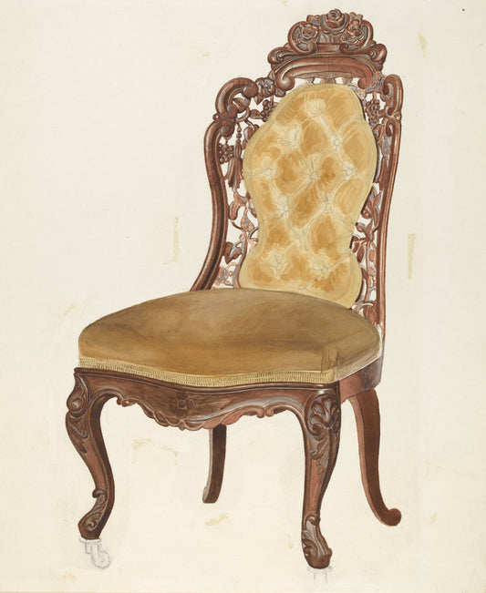 1935/1942 by American 20th Century (Chair), 16X12"(A3)Poster Print