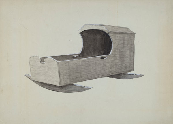 Cradle by Edward L. Loper (American, born 1916), 16X12"(A3)Poster Print
