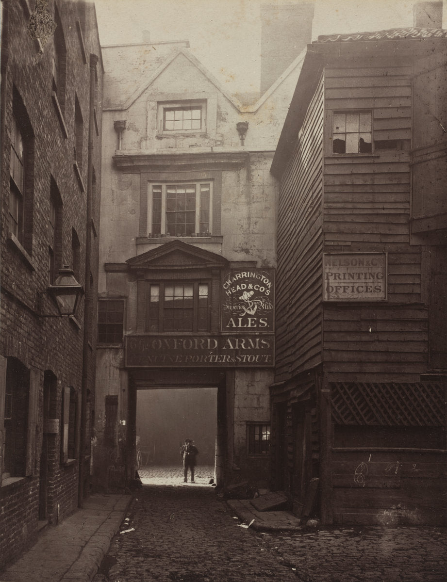 The Oxford Arms, Warwick Lane by Alfred H. and John Bool (British, active 1870s), 16X12"(A3)Poster Print