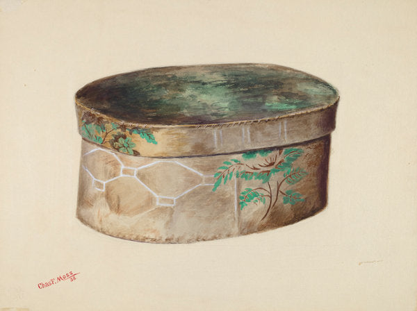 Small Hat Box by Charles Moss (American, active c. 1935), 16X12"(A3)Poster Print