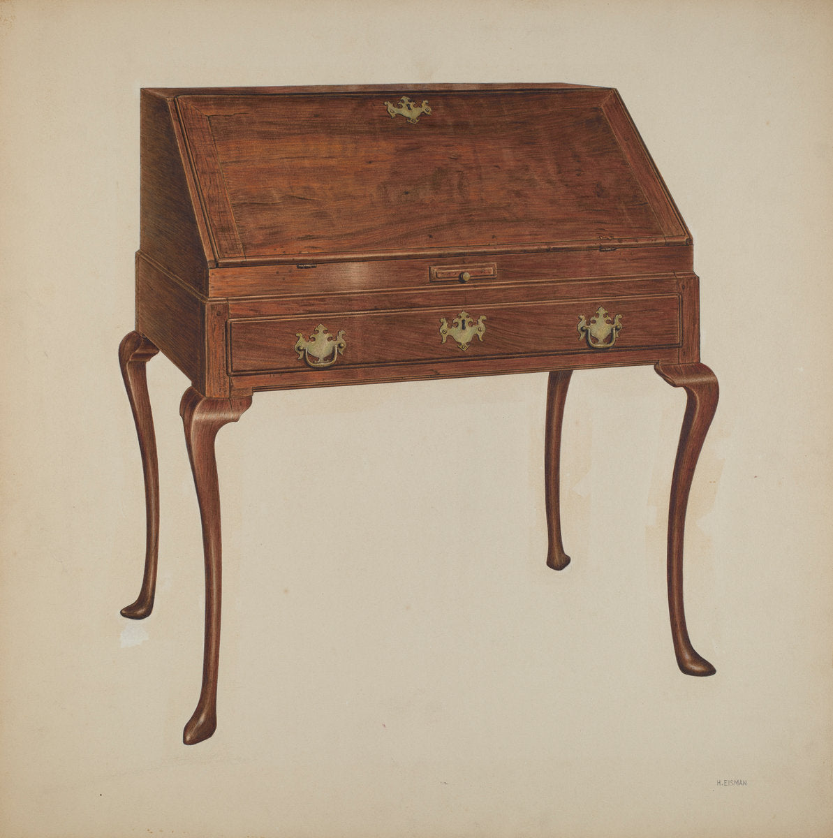 Desk by Harry Eisman (American, active c. 1935), 16X12"(A3)Poster Print
